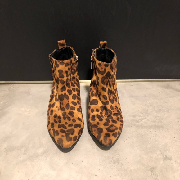 Target leopard suede booties - Picture 2 of 5